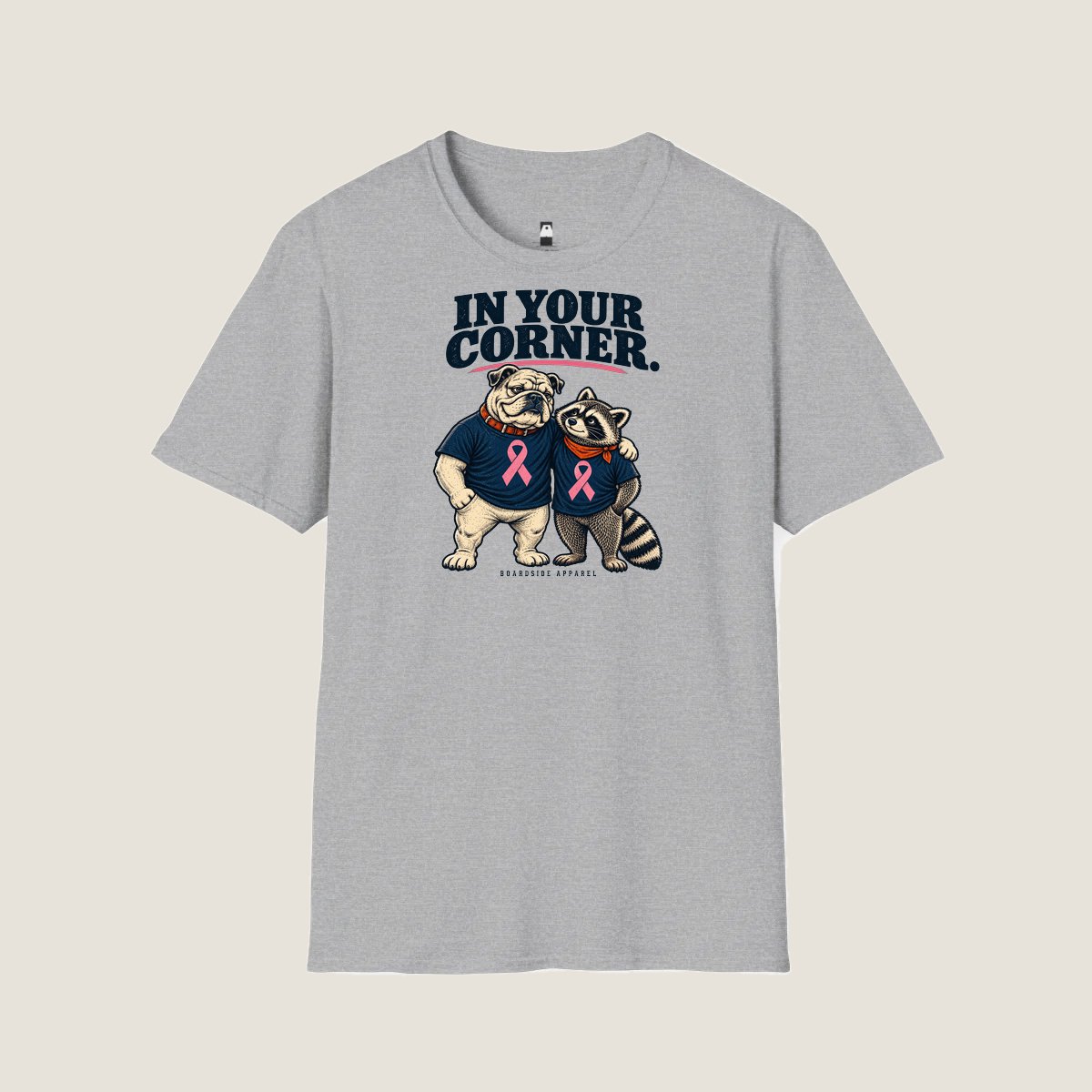 In Your Corner cornhole team design artwork