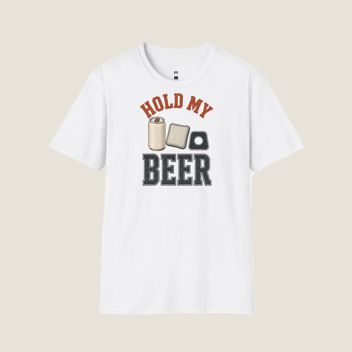Hold my beer cornhole team design artwork