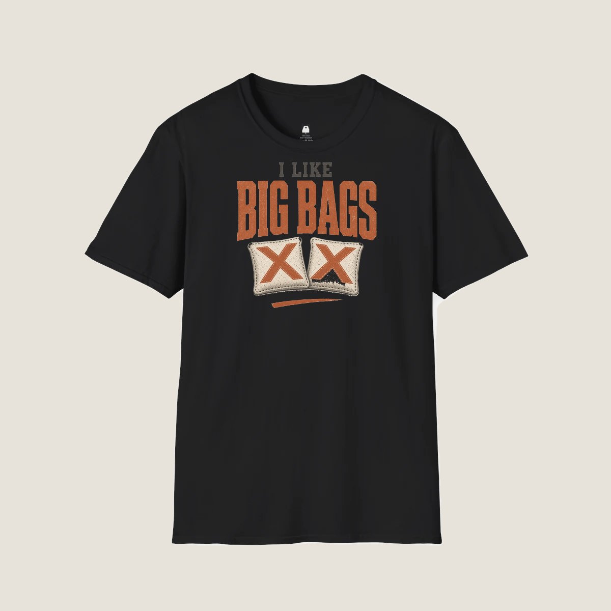I like big bags cornhole team design artwork